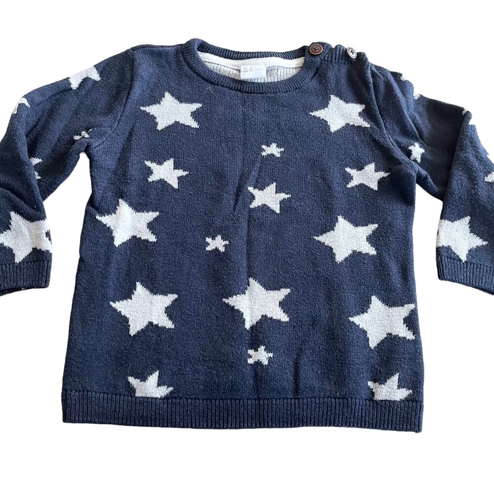 H&M star jacquard-knit sweater 12-28 months